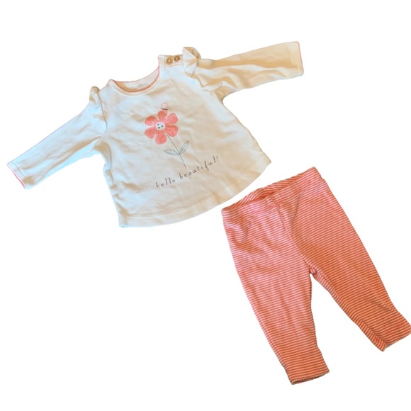 Carters and Gerber Set of 4 Baby Girls 3 Month Outfits - Picture 9 of 10